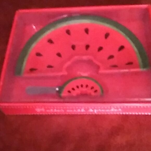 Watermelon Platter and Spreader - Picture 1 of 3